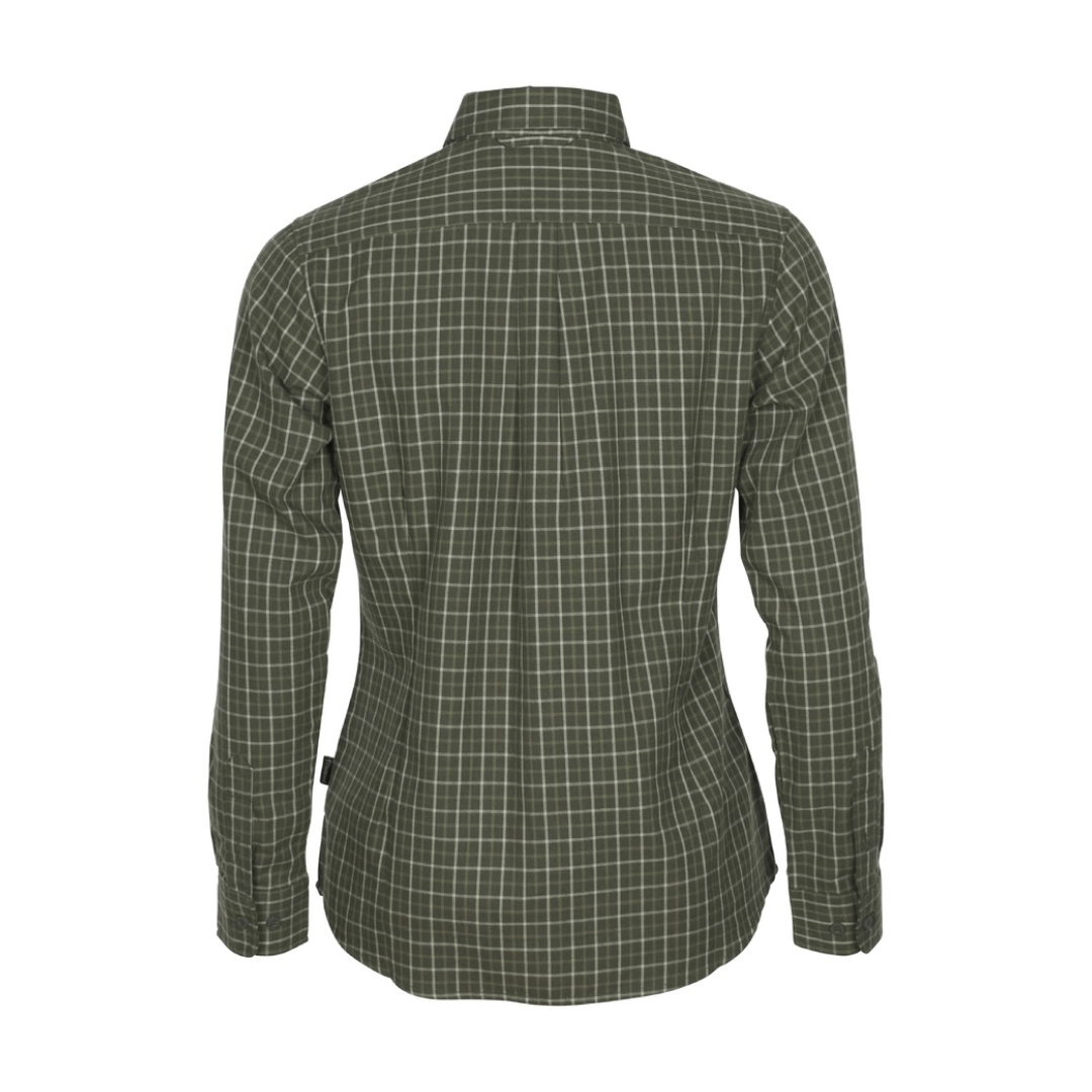 Pinewood Nydala Grouse ženska košulja - Zelena - Image 2