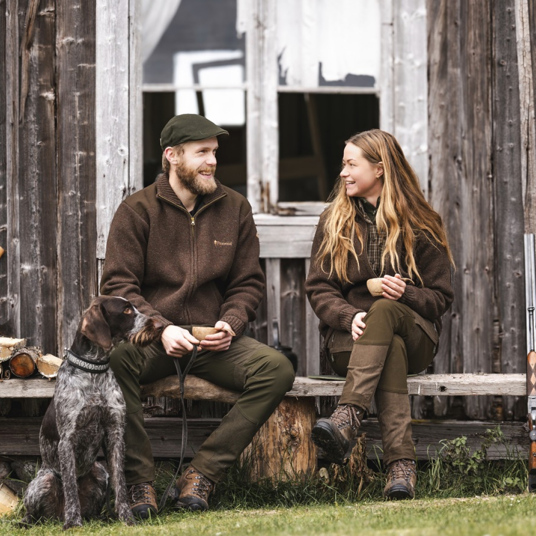 Pinewood Nydala Grouse ženska košulja - Zelena - Image 6